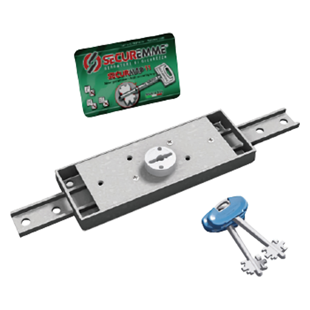 Serratura centrale per serranda ‘2205’ catenaccio diritto Securemme