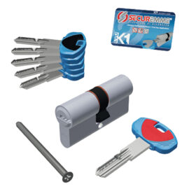 Cilindro sagomato 'evok1' mm 40 + 40 = 80 Securemme