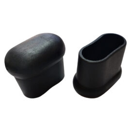 Puntale ovale robusto a pera ø mm  25 x 50 nero Senza marca