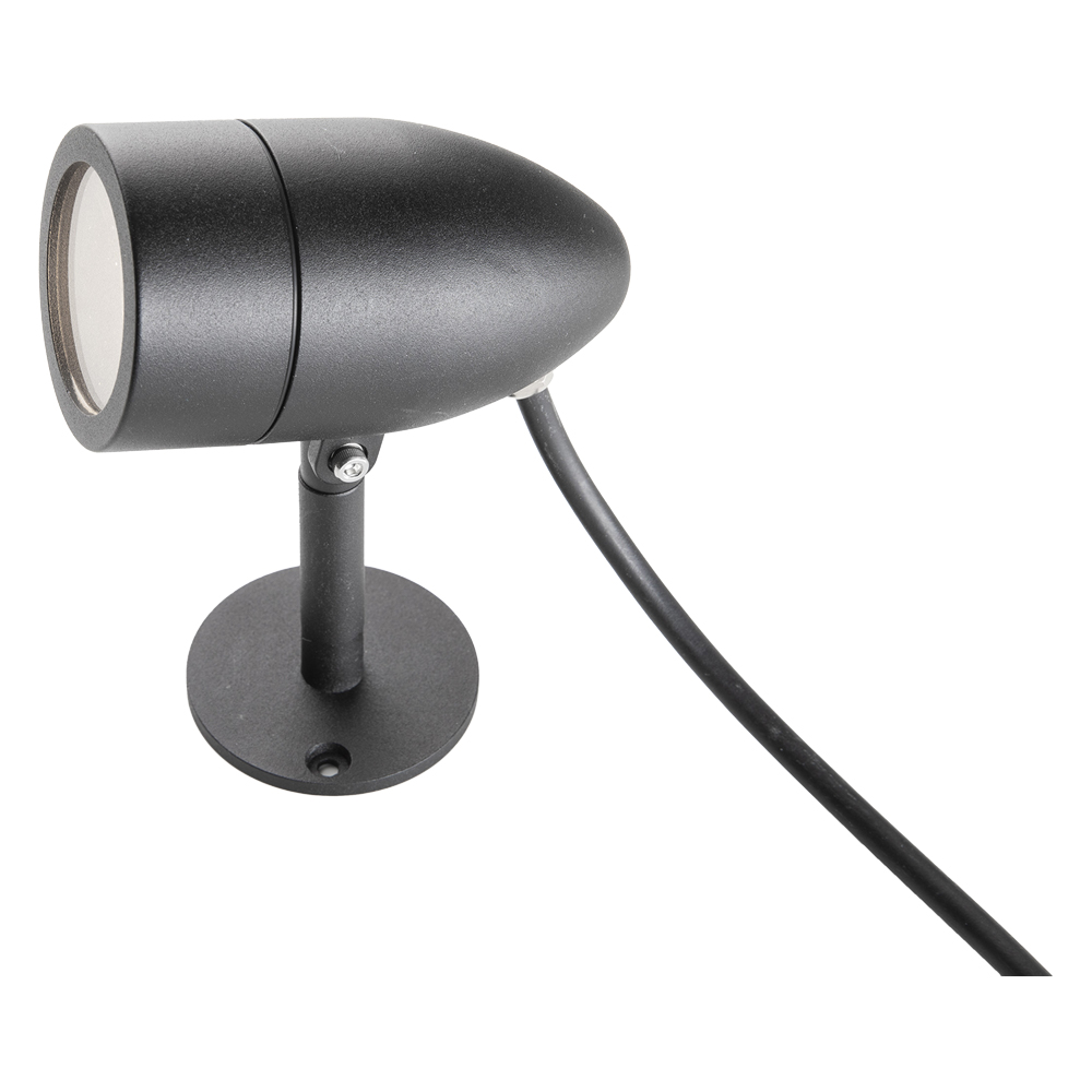 Faro da giardino orientabile ‘ovi’ 9 w – nero Sovil