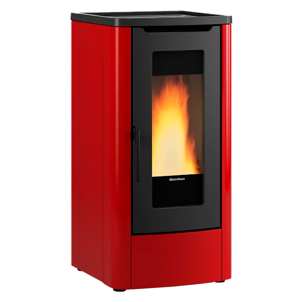 Stufa a pellet ‘dahiana 5.0’ 10 kw – colore bordeaux Extraflame nordica