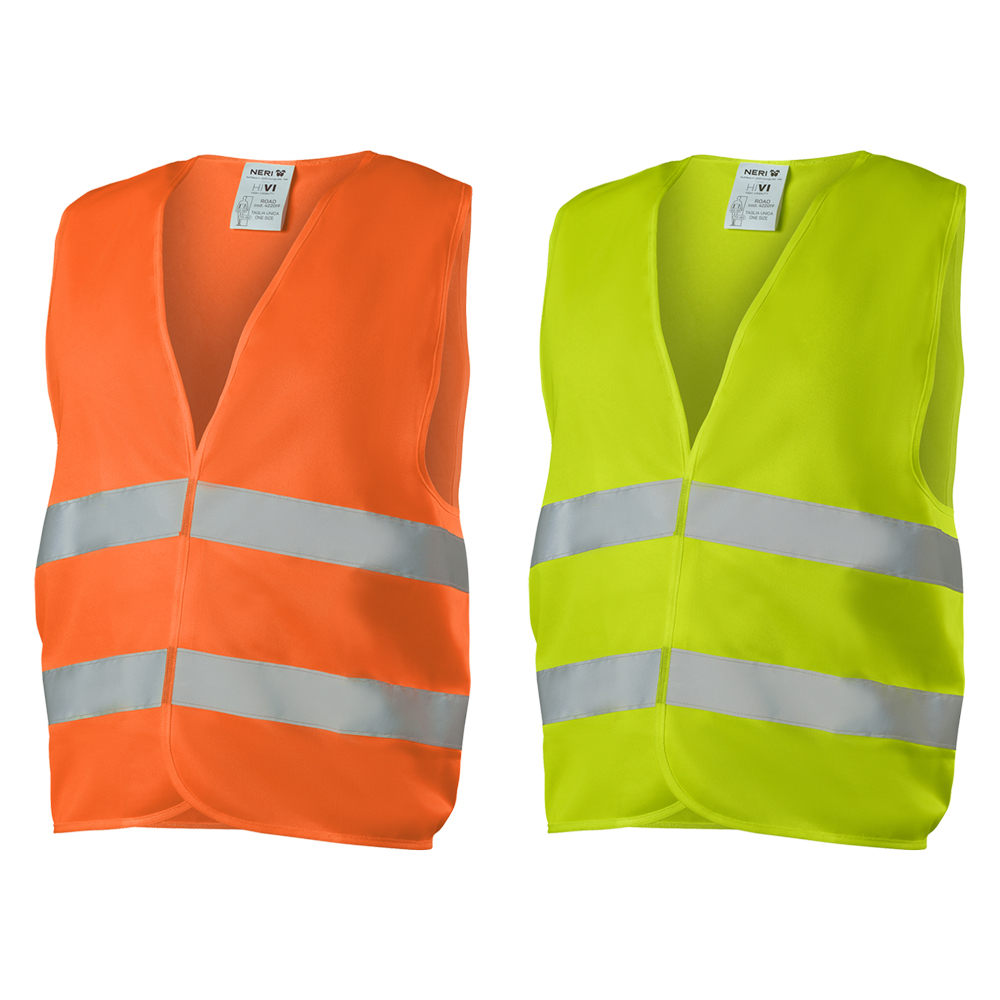 Gilet alta visibilita’ ‘road’ taglia unica – arancio Neri