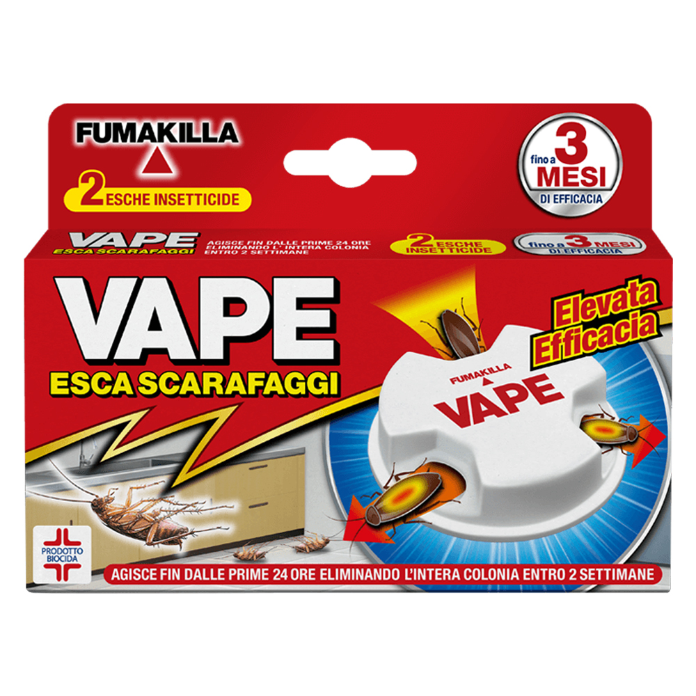 Trappola esca antiscarafaggi  confezione 2 pezzi Vape