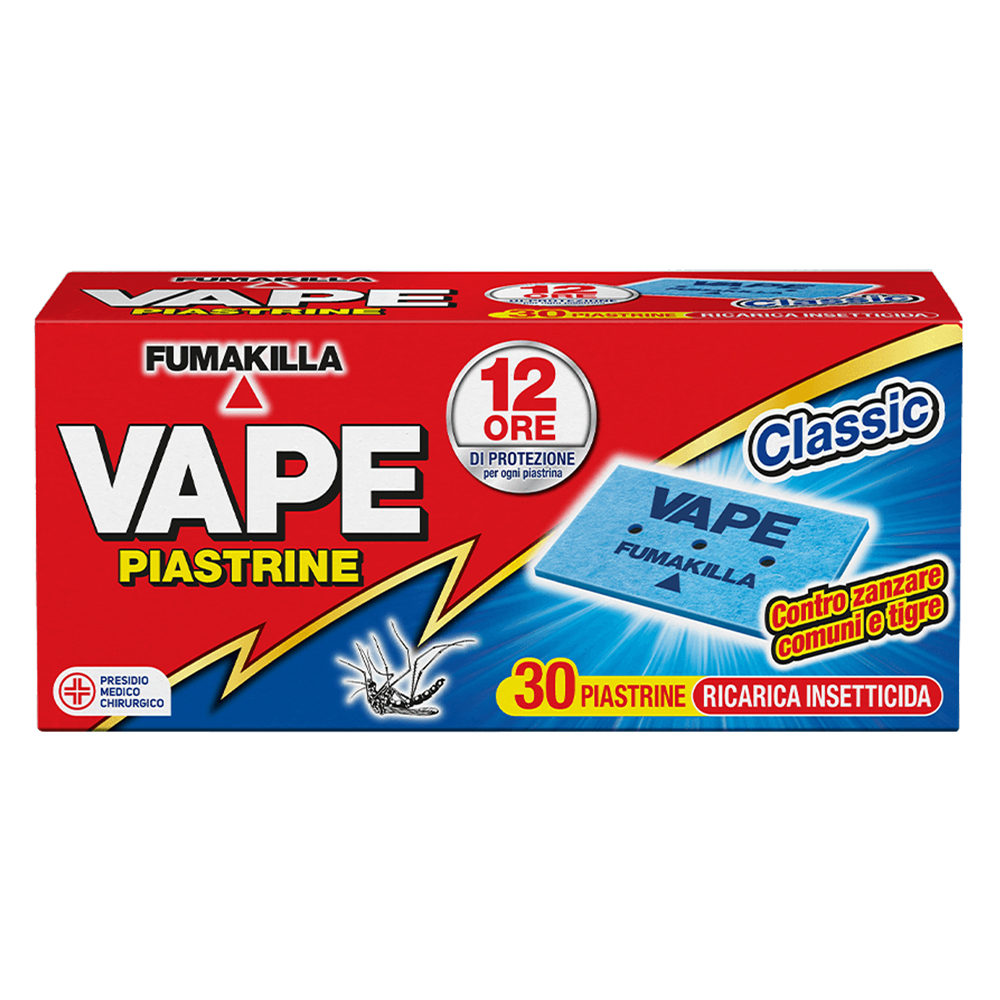 Antizanzare piastrine ricarica cf da 30 piastrine – classiche Vape