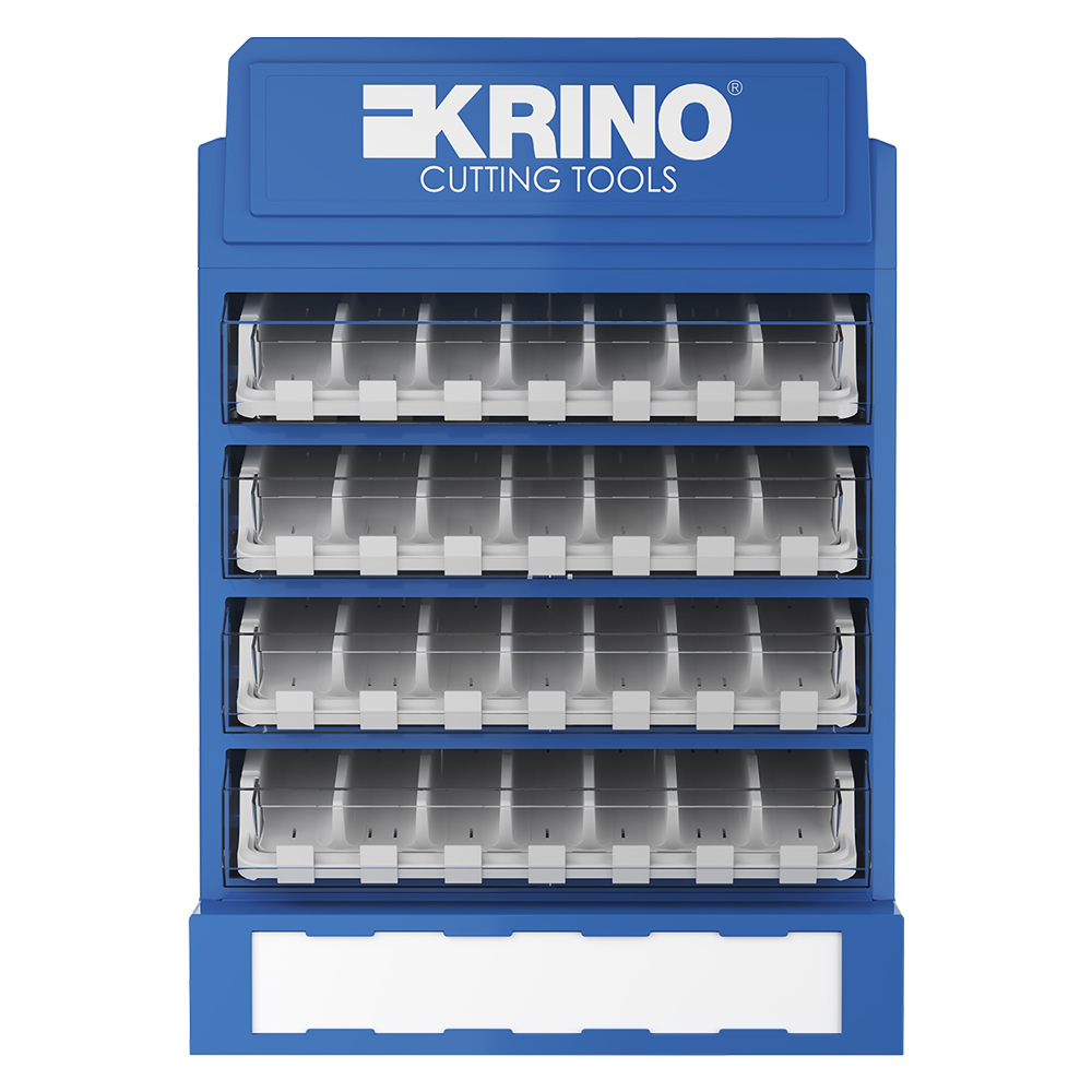 Espositore punte elicoidali hss vuoto Krino