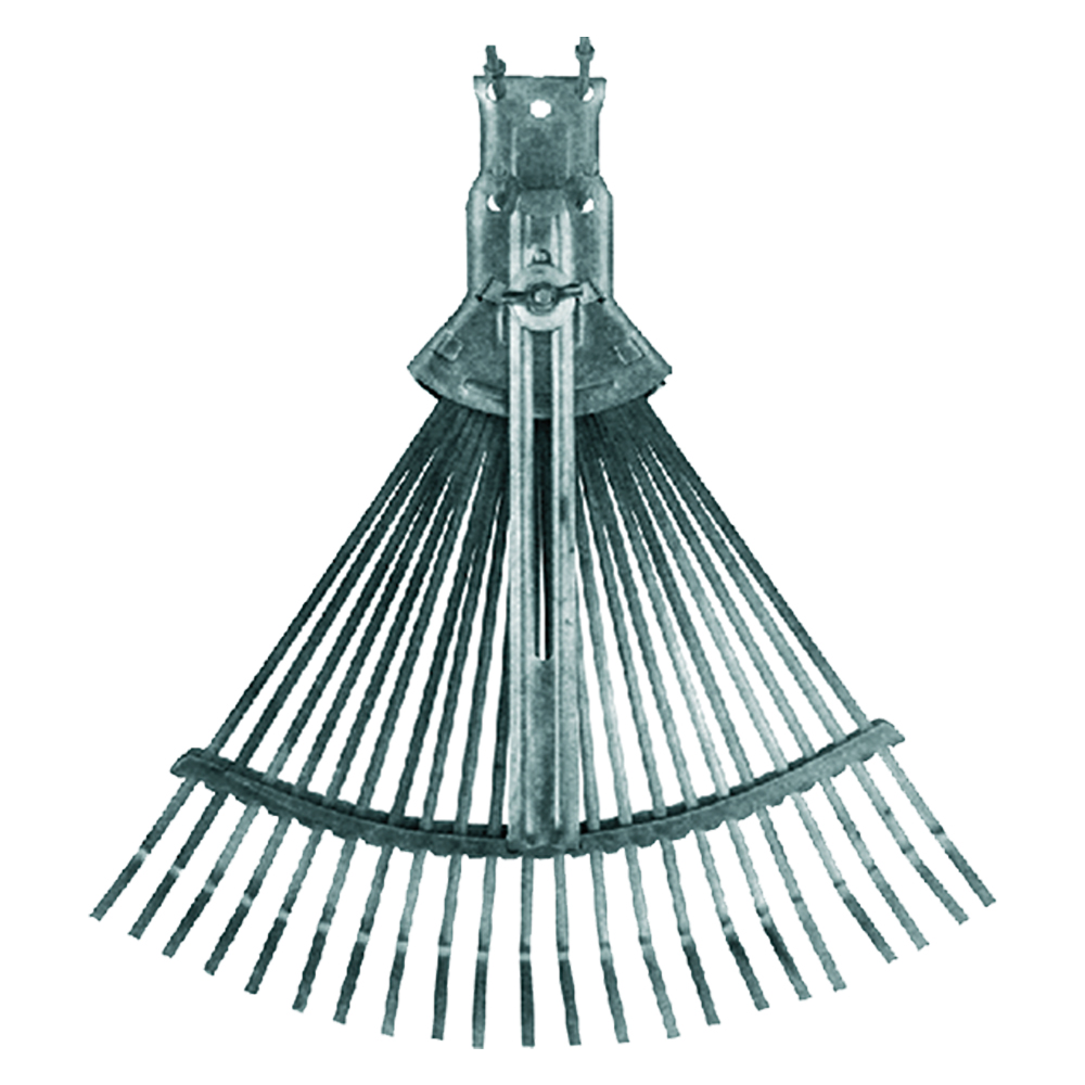 Scopa da giardino regolabile tipo leggero – zinco cromato oro Senza marca