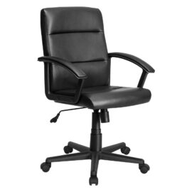 Sedia da manager nera - cm 62 x 60 x h. 93 / 103 Kasart