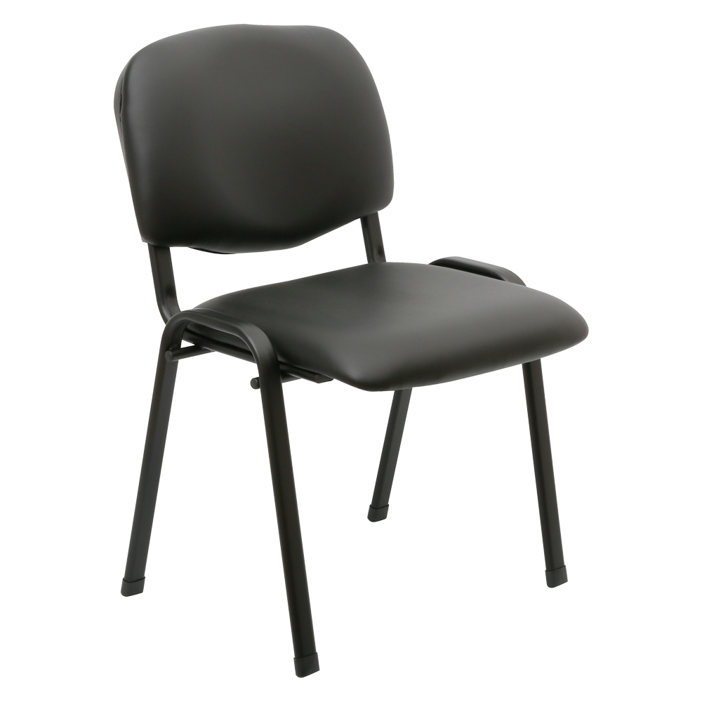 Sedia interlocutoria nero – cm 54,5 x 58 x 81,5 Kasart