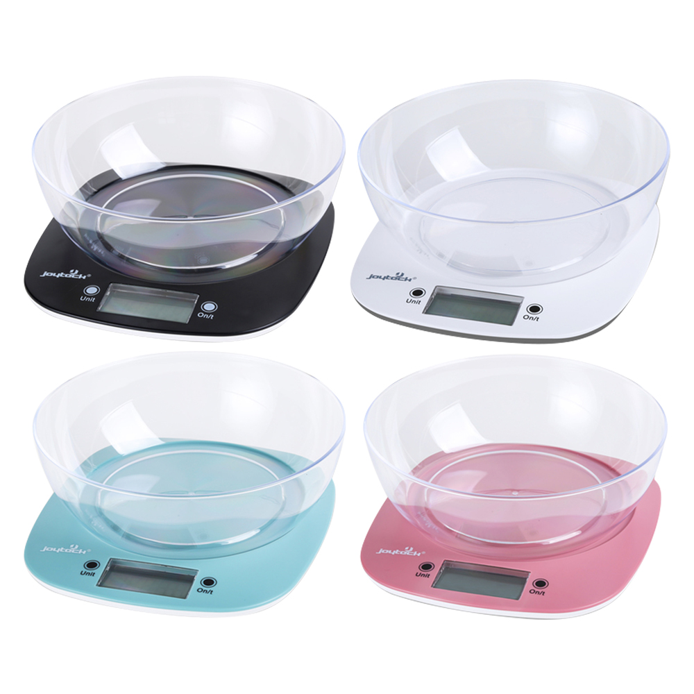 Bilancia digitale da cucina con ciotola portata massima 5 kg – ciotola ml 1400 Joyteck