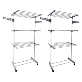 Stendibiancheria a torre 'arya' cm 140 x 56,5 x h. 165 (aperto) Senza marca