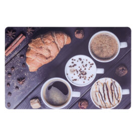 Tovaglietta americana per tavoli cm. 43 x 27 - 'foglie' fantasie assortite Senza marca