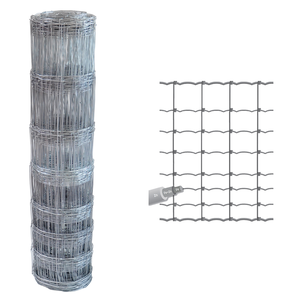Rete pastorale 100/8/15 filo Ø mm. 1,8/2,2 – h. cm 100 x mt. 50 Sidex