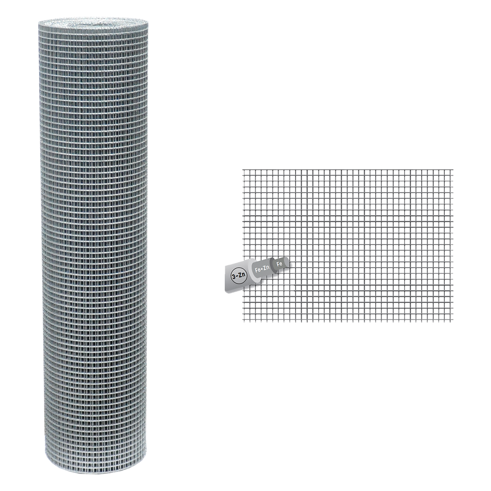 Rete elettrosaldata zincata 75 x 50 filo Ø mm. 1,7 – h. cm 100 Sidex