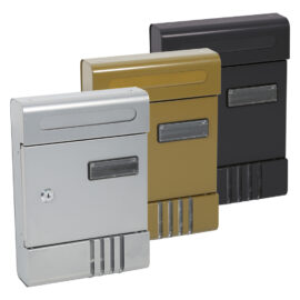 Cassetta postale 'jasmine small' cm 20,5x6,5x h 29 - color giallo cromo Kasart