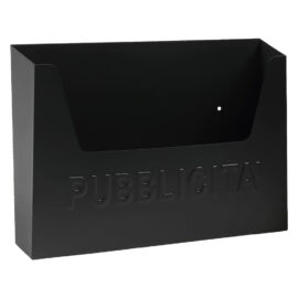 Cassetta portapubblicita' 'erica' cm 35,5x8,5x h 26 - antracite Kasart