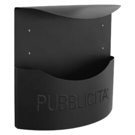 Cassetta portapubblicita' 'viola' cm 34,5x12,5x h 35 - antracite Kasart