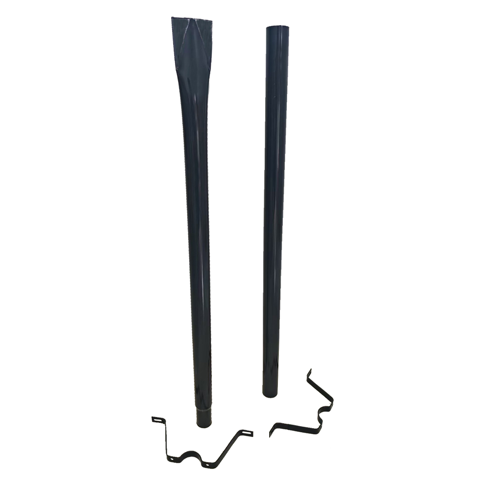 Palo sostegno per cassetta postale portalettere h. cm 150 – colore nero Kasart