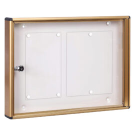 Bacheca porta avvisi 2 fogli cm 48x5x h.35 - bronzo Kasart