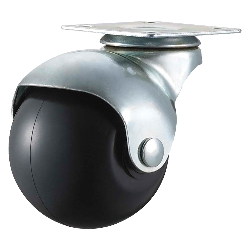 Ruota per mobili ø 40 – piastra mm 38 x 38 – capacità kg 25 – pz 2. Uniko