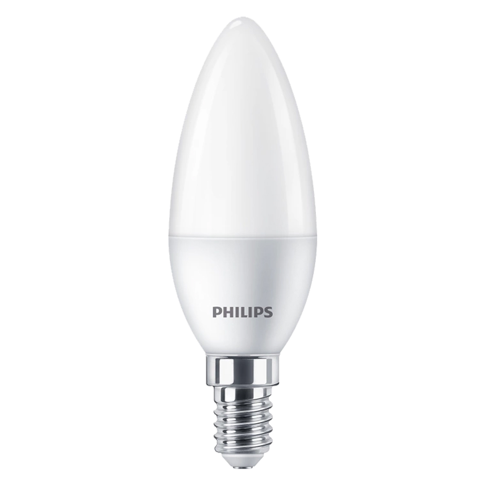 Lampada a led ‘oliva’ calda 2700k 4,9 w=40w e14 – 470 lm Philips