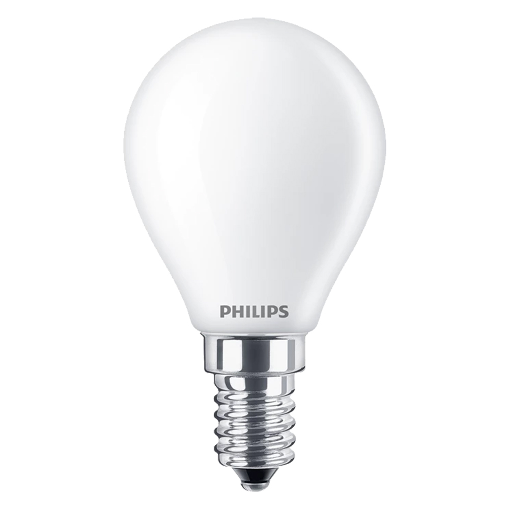 Lampada a led ‘sfera’ calda 2700k 4,3 w=40w e14 – 470 lm Philips