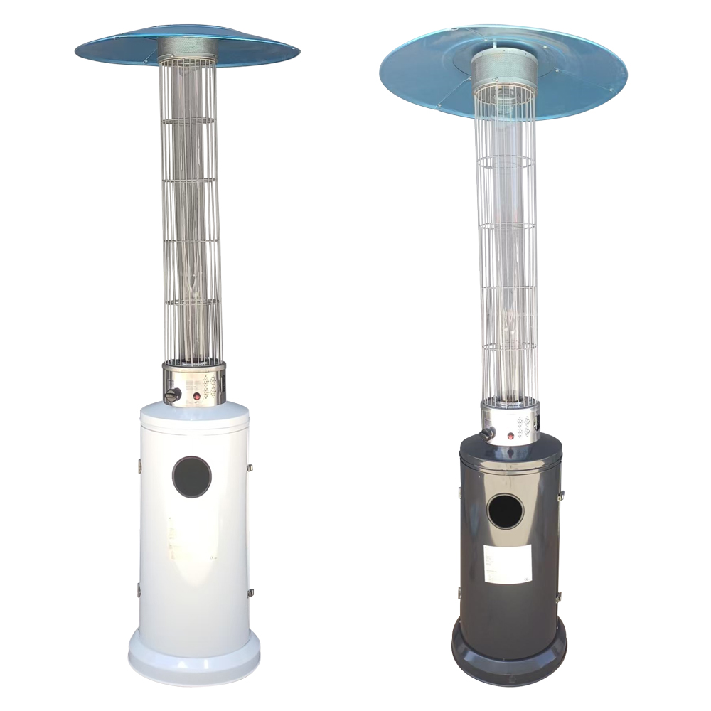 Stufa aerea cilindrica 12,5 kw – verniciata bianca Kasart