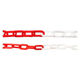 Catena segnaletica bicolore bianca / rossa - Ø mm. 8 x 50 x 26 x mt.5 Uniko