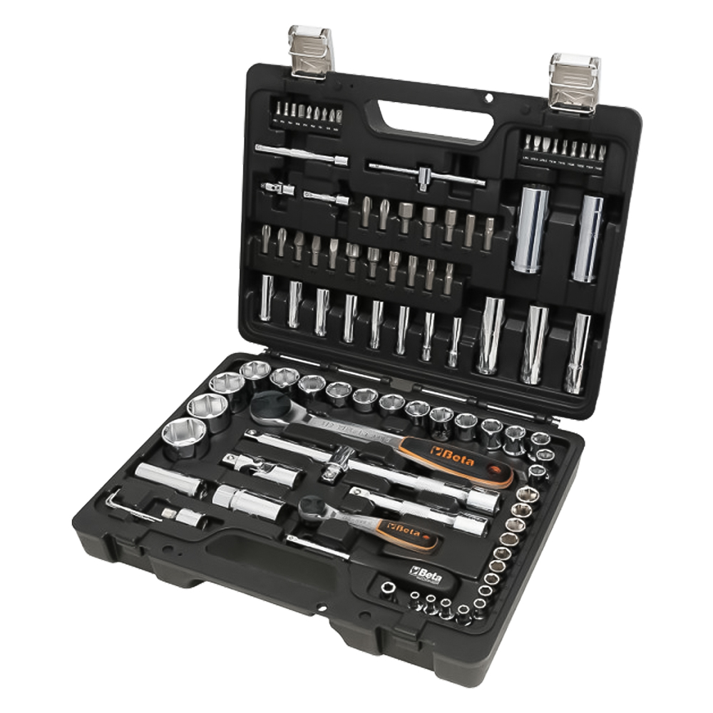 Set chiavi a bussola art. bw 903e/c98 98 pezzi 1/4-1/2 Beta