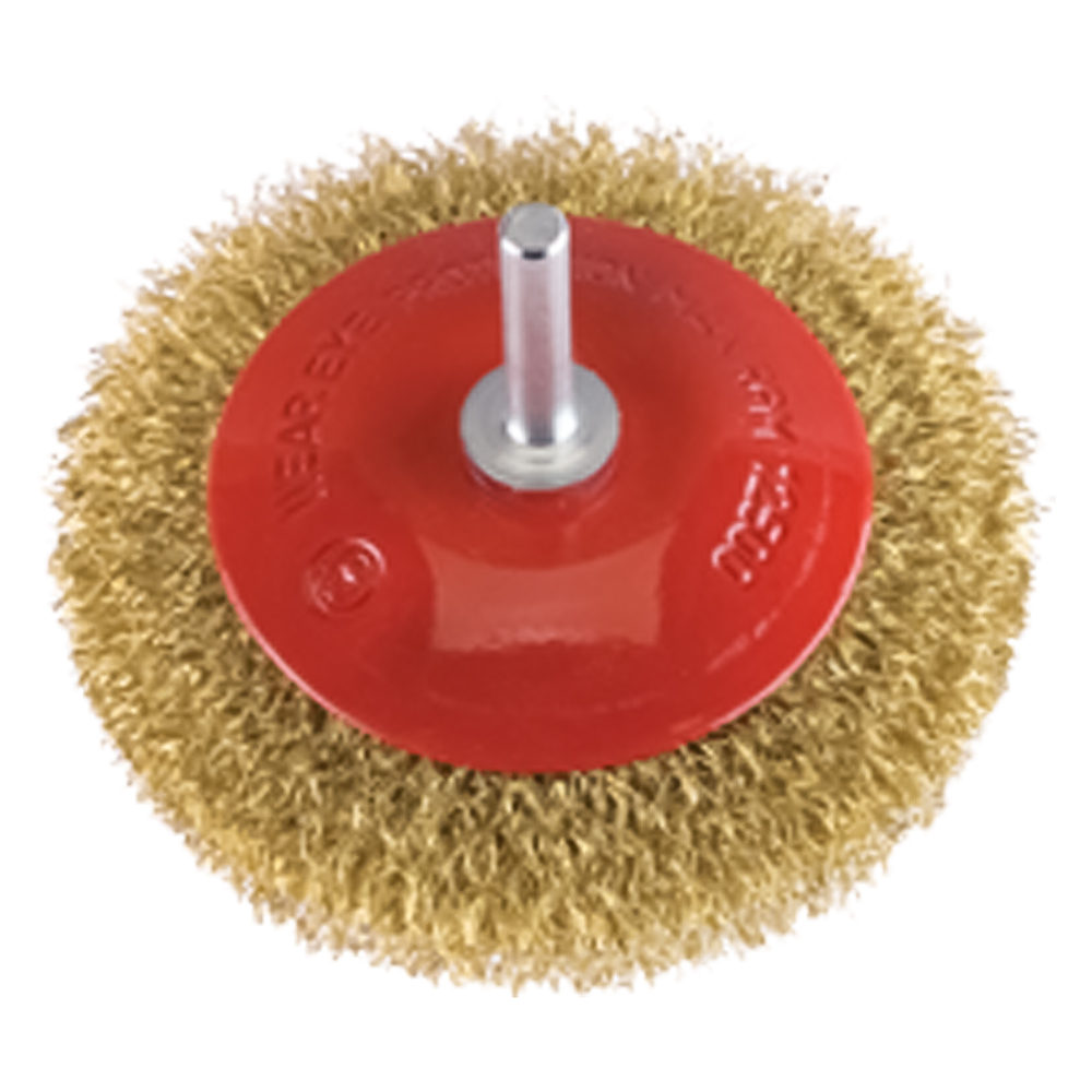 Spazzola circolare conica Ø mm 90 – gambo mm 6 Pg