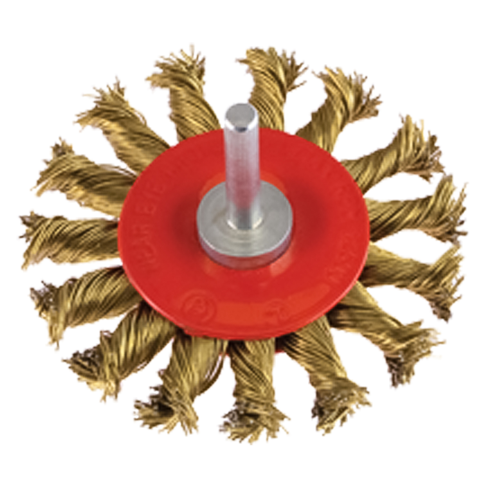 Spazzola circolare con gambo Ø mm 100 – gambo mm 6 Pg