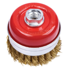 Spazzola a tazza per smerigliatrice Ø mm 75 - foro m 14 Pg