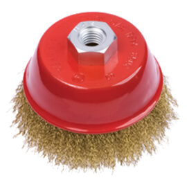 Spazzola a tazza per smerigliatrice Ø mm 100 - foro m 14 Pg