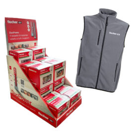 Espositore tasselli nylon con vite 'duo power' totale 700 pezzi Fischer