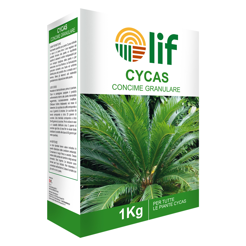 Concime granulare ‘cycas’ kg. 1 Lif