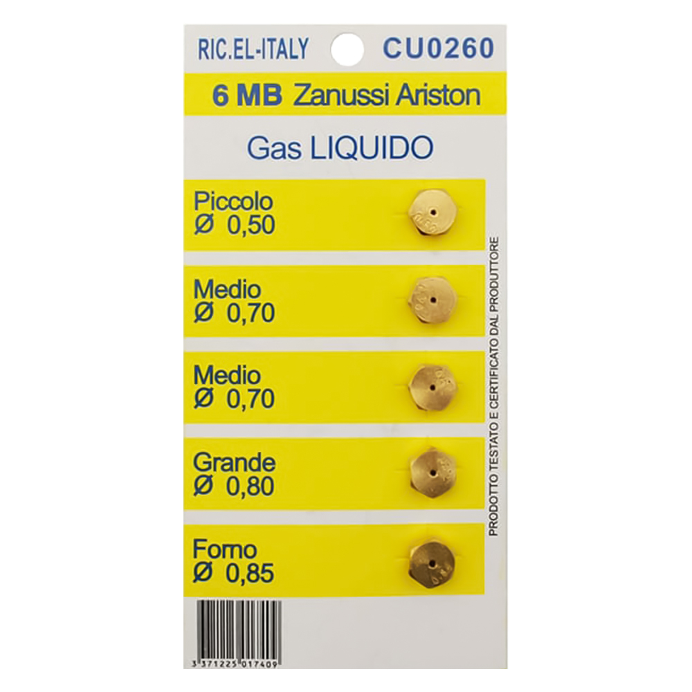 Ugelli per cucina per gpl Senza marca