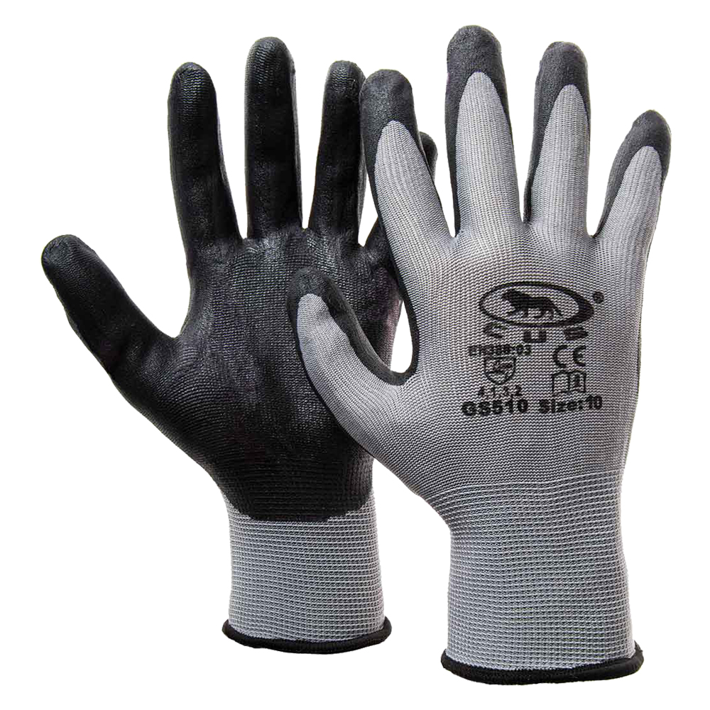 Guanti nitrile / nylon ‘gs510’ tg. 10 (xl) Senza marca