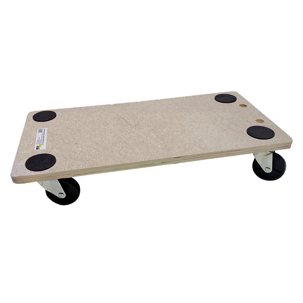 Carrello multiuso pedana legno cm 30 x 60 – ruote 3 / portata 200 kg Biacchi gianfranco