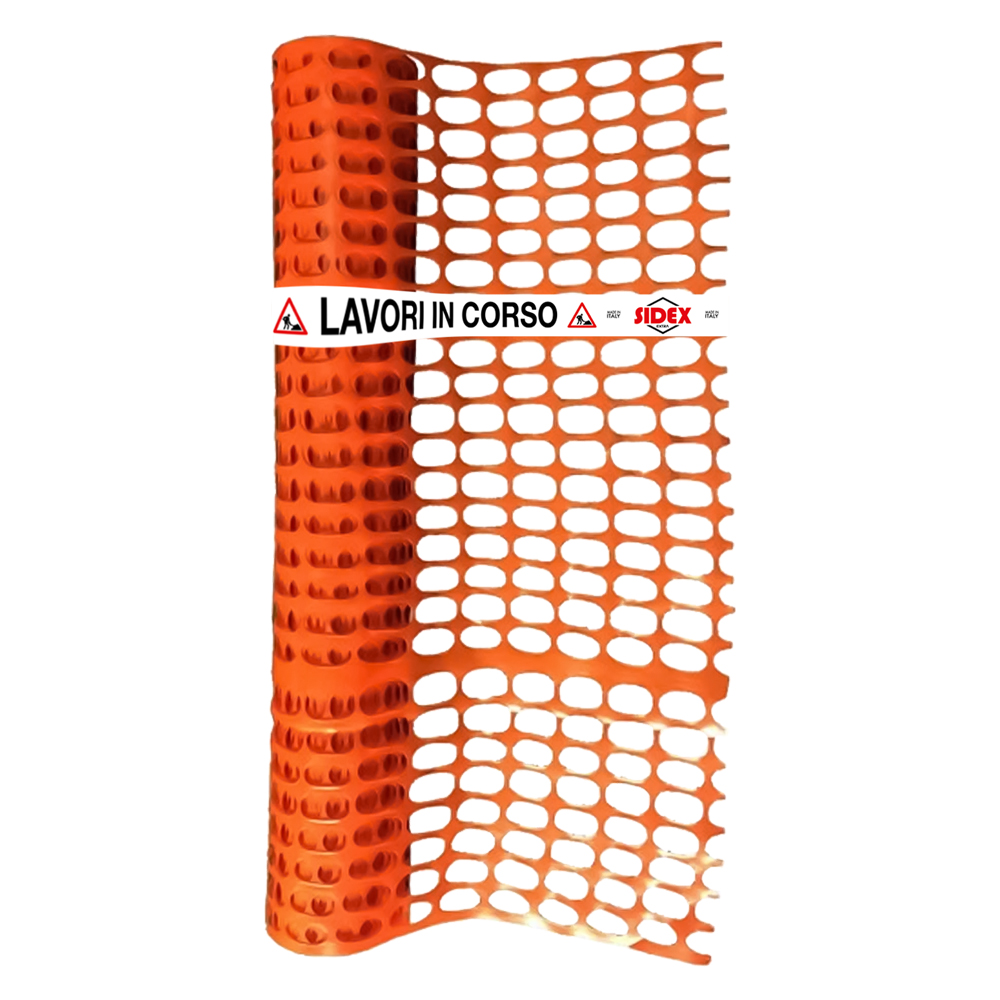 Rete per delimitazione cantiere mt 1,00 x 50 Sidex