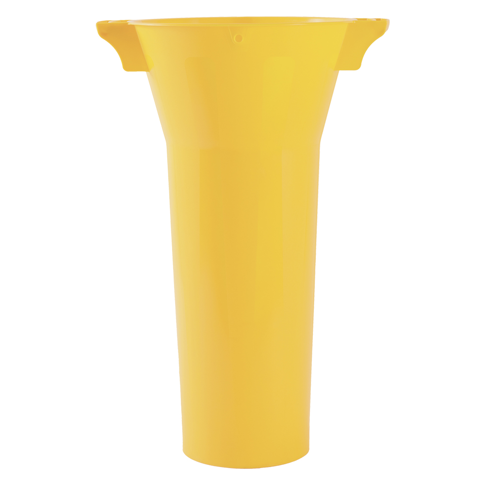 Mini taboga per raccolta detriti  colore giallo Ics