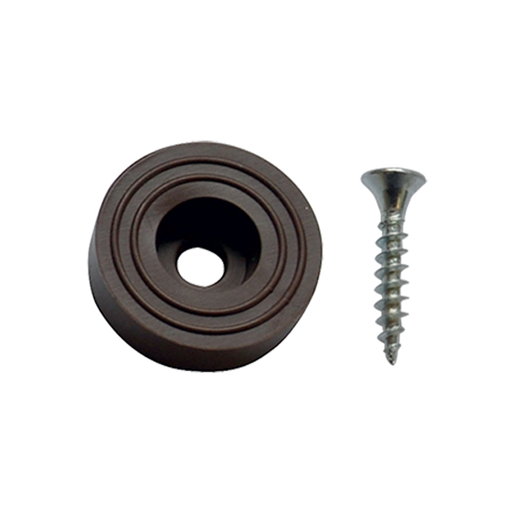Sottosedia con vite Ø mm 23  – pz. 8 marrone Blister koncreto