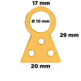 Attaccaglie fisse n. 1 - pz.  8 Blister koncreto