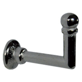 Gancio per tenda 'roma' mm. 25 - pz 2 nichelato Blister koncreto