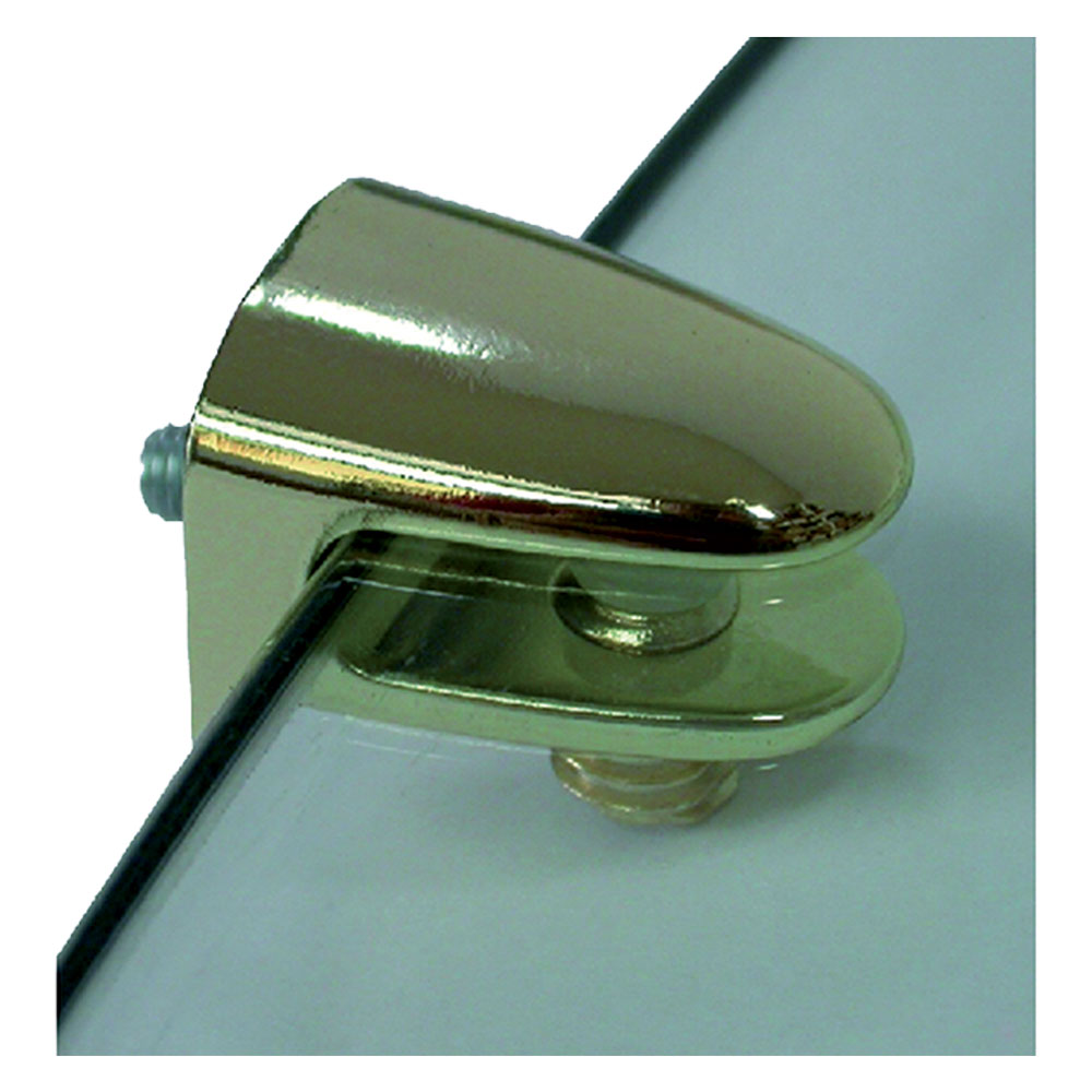 Morsetto reggicristallo ottone lucido – pz. 2 Blister koncreto
