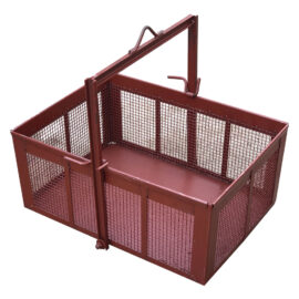 Cesta portamattoni 50 x 75 x h 30 x h. tot.62 manico ribaltabile Senza marca