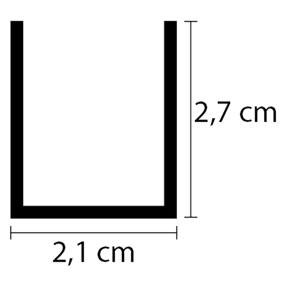 Guida per profilo per profilo omega h.20 – mt.3 Senza marca