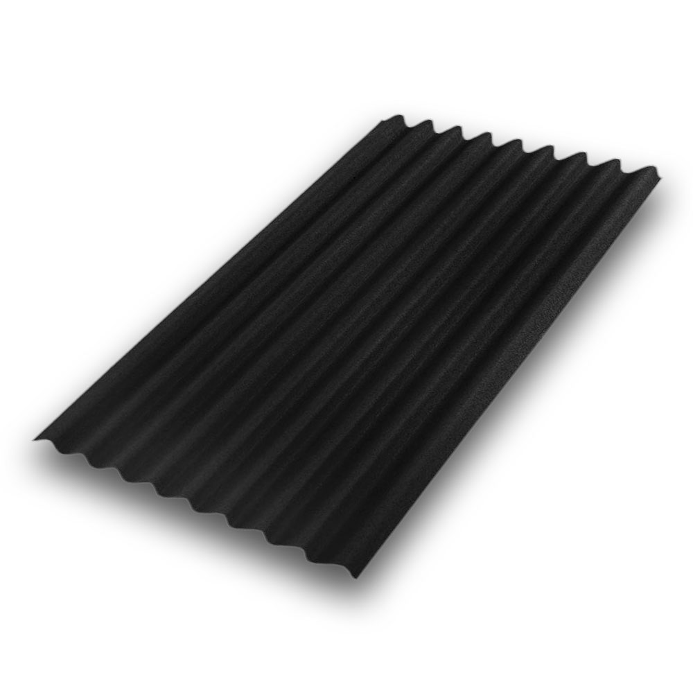 Lastra bitumata monostrato colorata ‘base’ colore nero – cm. 85,5 x 200 Onduline