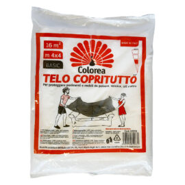 Telo copritutto multiuso mt 4 x 4 - gr. 110 circa Colorea