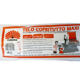 Telo copritutto maxi mt 4 x 25 - gr. 670 Colorea