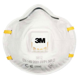 Maschera respiratoria serie 8000 classic con valvo 8812 ff p1 3m