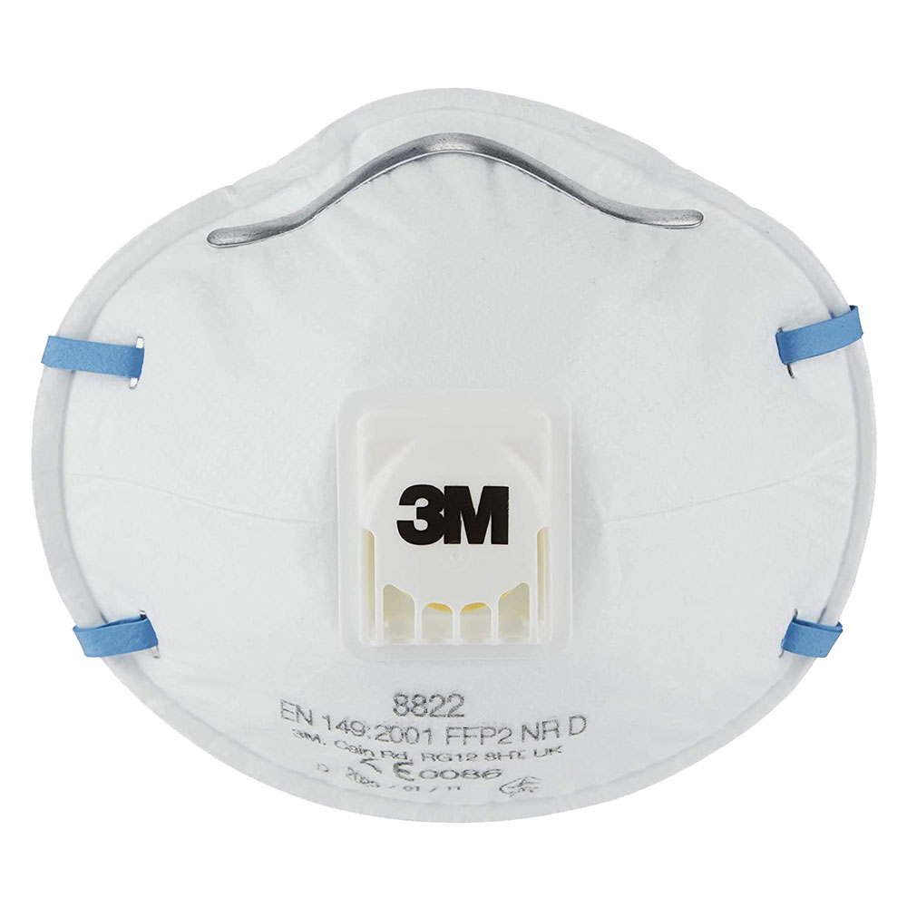 Maschera respiratoria serie 8000 classic con valvo 8822 ff p2 3m